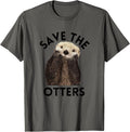 Save The Otters Cute Adorable Seaotter