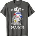 Ben Drankin 4Th Of July Benjamin Franklin Men American Flag