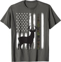 Whitetail Deer Hunting Hunter Buck Camo American Flag Usa