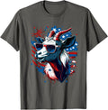 Usa Patriotic Goat 4Th Of July Boys Funny Goat Americaaa