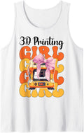 3D Printing Girl 3D Printer 3D Machine Tank Top