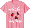 Ladybug Just a Girl Who Loves Ladybugs Kids Shirt 144
