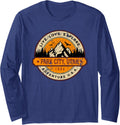 Park City Utah Usa Distressed Vintage Style Adventure Design Long Sleeve
