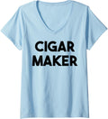 Womens Cigar Maker V-Neck
