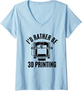 Womens Funny 3D Printing Hobby 3D Printer Enthusiast Cool 3D Print V