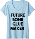 Womens Future Bone Glue Maker V-Neck