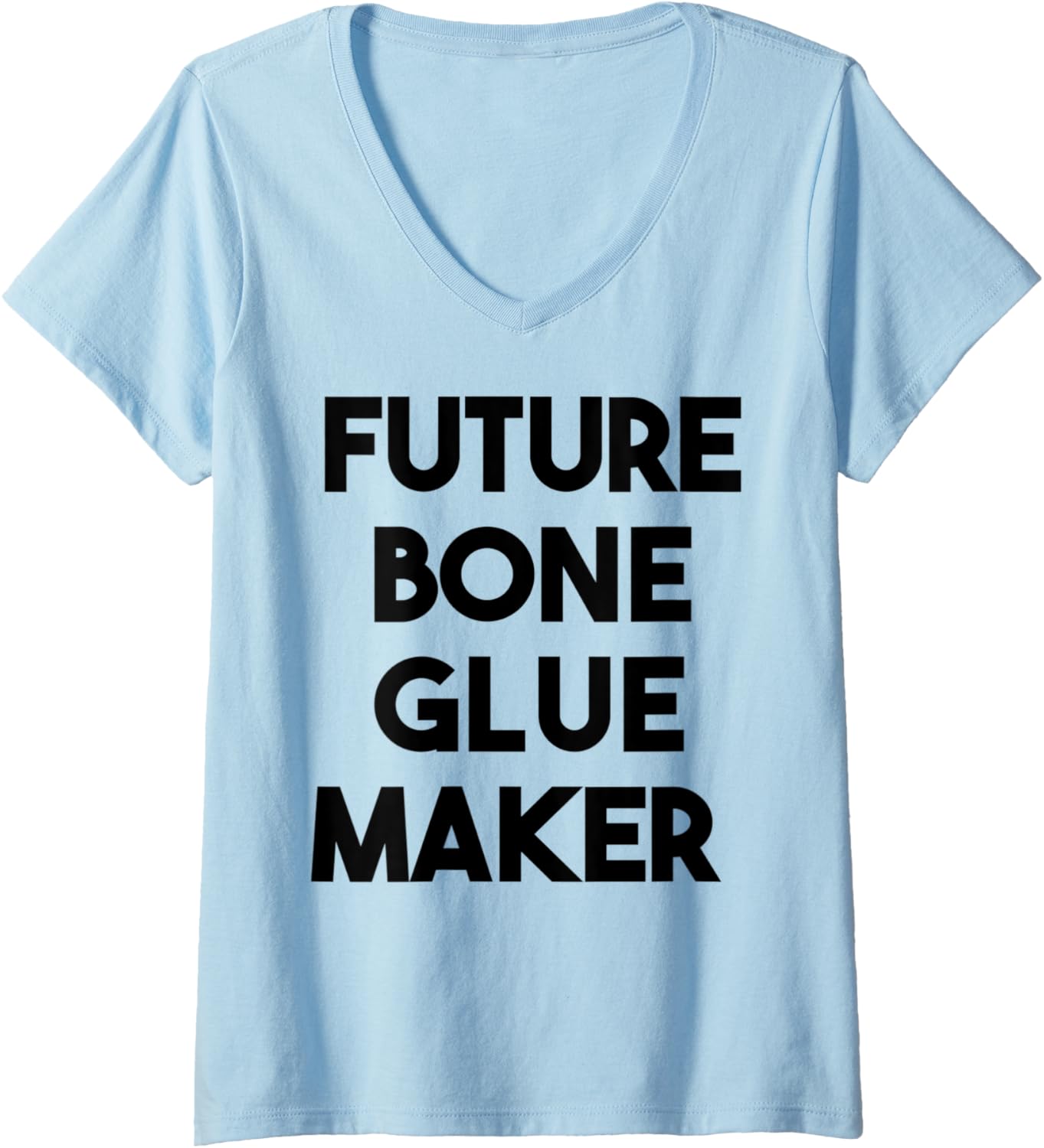 Womens Future Bone Glue Maker V-Neck