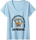 Womens 3D Printing Old Man With A 3D Printer 3D Filament V