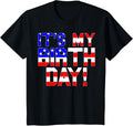 Kids Its My Birthday Usa Flag For Kids Teens Boys Girls Youth