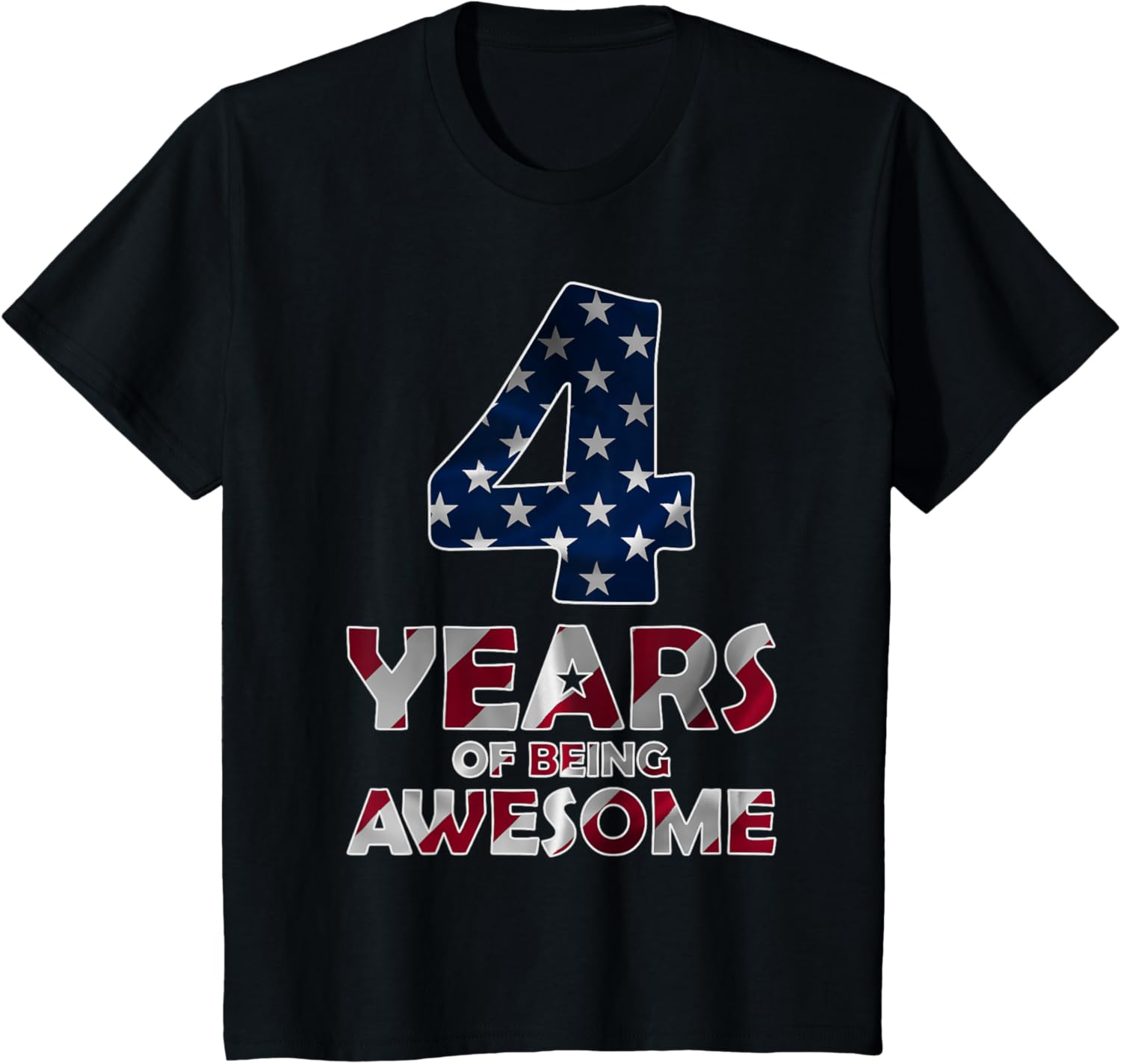 Kids Usa 4 Years Of Being Awesome 4Th Birthday