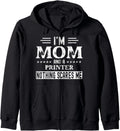 I Am A Mom Printer T Shirt Funny Women Zip Hoodie