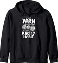 So Much Yarn So Little Time - Yarn Lovers T-Shirt Zip Hoodie