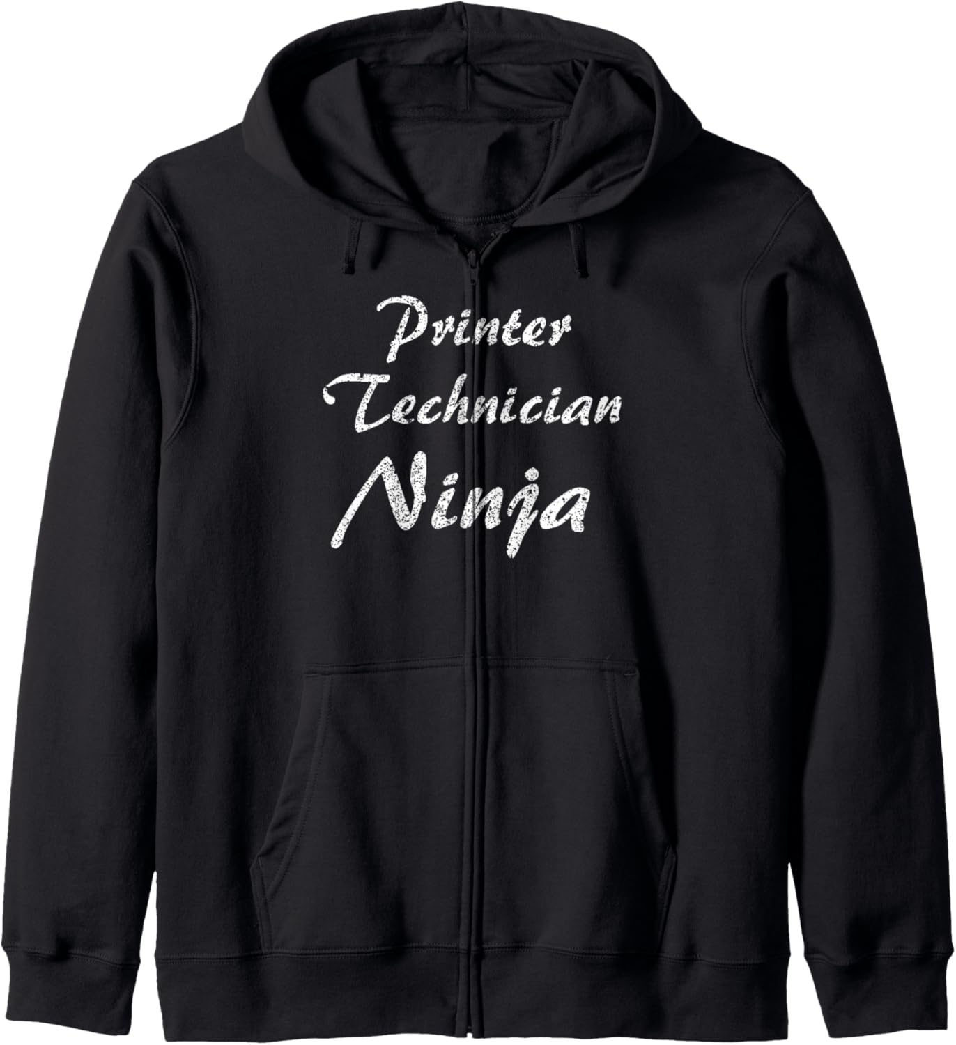 Printer Technician Tshirt Job Occupation Funny Work Title Zip Hoodie