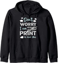 Model Flight 3D Print I Funny Slogan T Shirt Children Men Zip