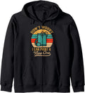 Vintage Retro 3D Printer Shirt Idea Geeks Zip Hoodie