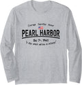Pearl Harbor Memorial Day Hawaii Usa Flag Day Of Infamy Long Sleeve