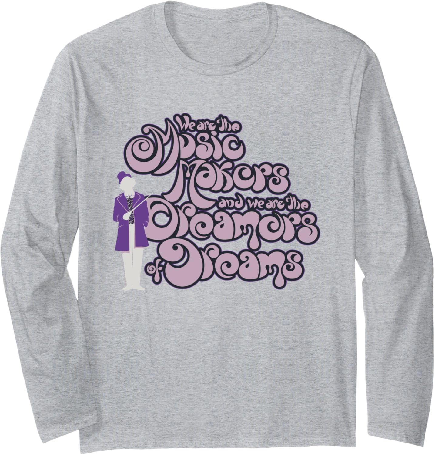 Willy Wonka Chocolate Factory Music Maker Long Sleeve
