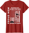 Son Daughter Mom Red Friday Military Support Troops Usa Flag