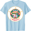 Minnesota Mn State Flag Usa T Shirt