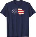 Pig Vintage American Flag 4Th Of July Fourth Farming Farm