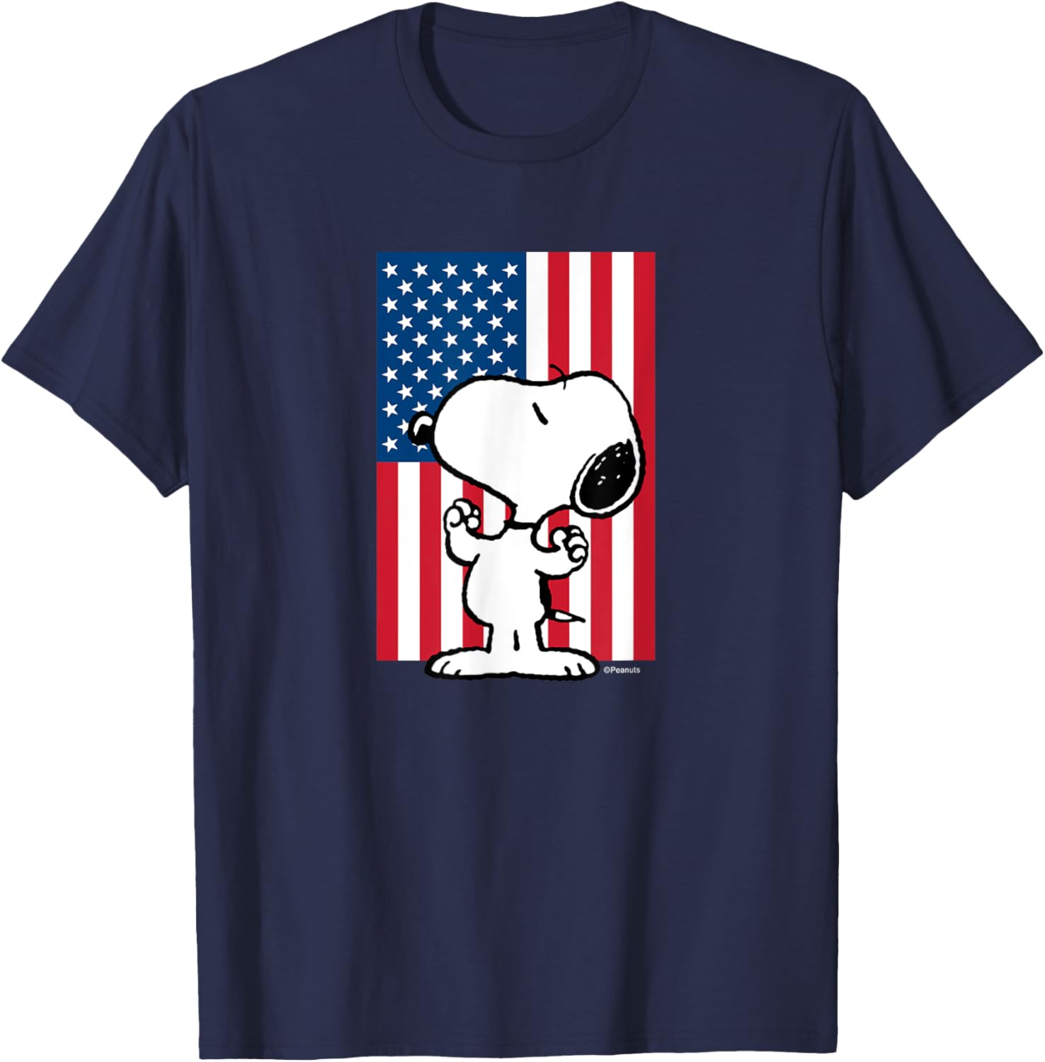 Peanuts Snoopy Usa Flag