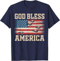 Toddler God Bless America Usa Patriotic Fighter Jet 4Th July