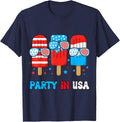 Party In Usa Popsicle Shirt Toddler Boy American Flag Usa