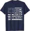 Dad God Bless America Patriotic Flag Cross Usa Christian Men