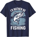 Men Id Rather Be Fishing Funny Youth Boy Toddler Fisherman