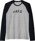 3D Printer Accessories Evolution Chart Raglan Baseball Tee