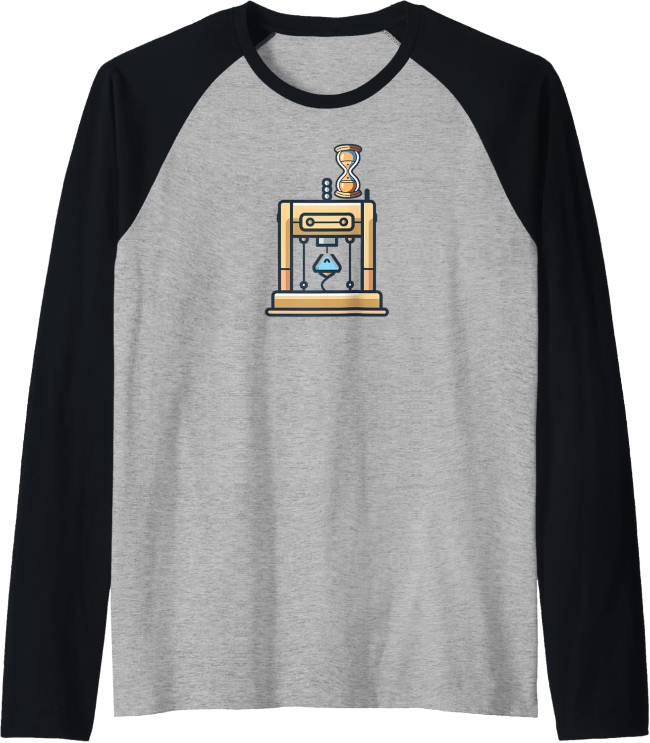 3D Printer Accessories 3D Printer Raglan Baseball Tee