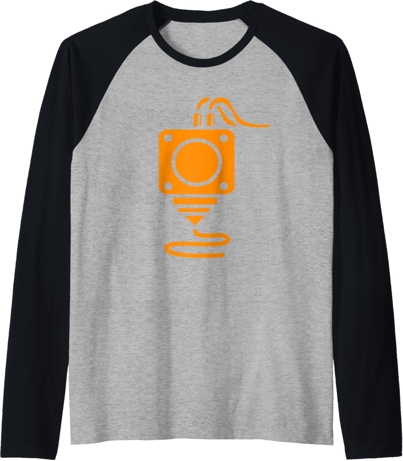 Hobbyist 3D Printer 3D Printing Raglan Baseball Tee