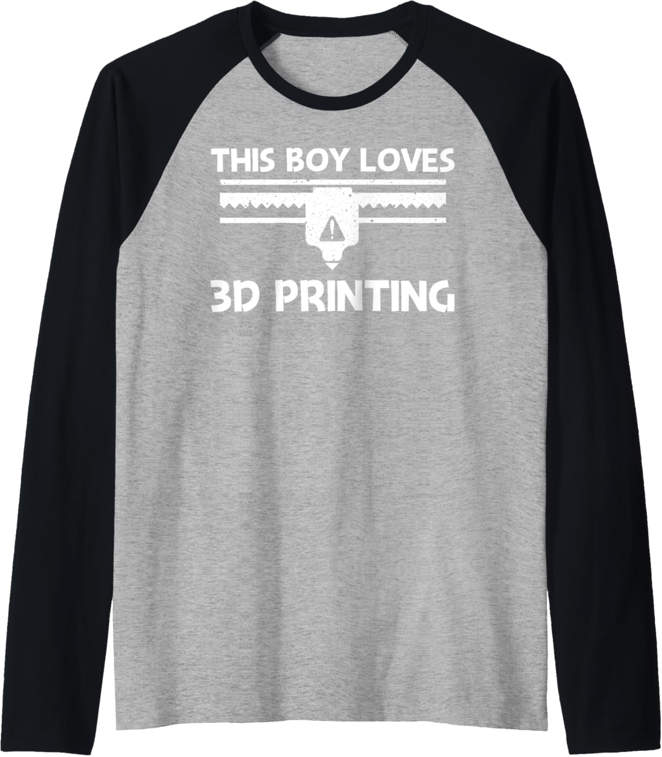 Cool 3D Printing Boys Kids 3D Printer Lovers Print Geeks Raglan Baseball