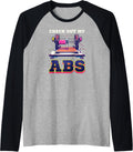 3D Printer Accessories Check Out My Abs Raglan Baseball Tee