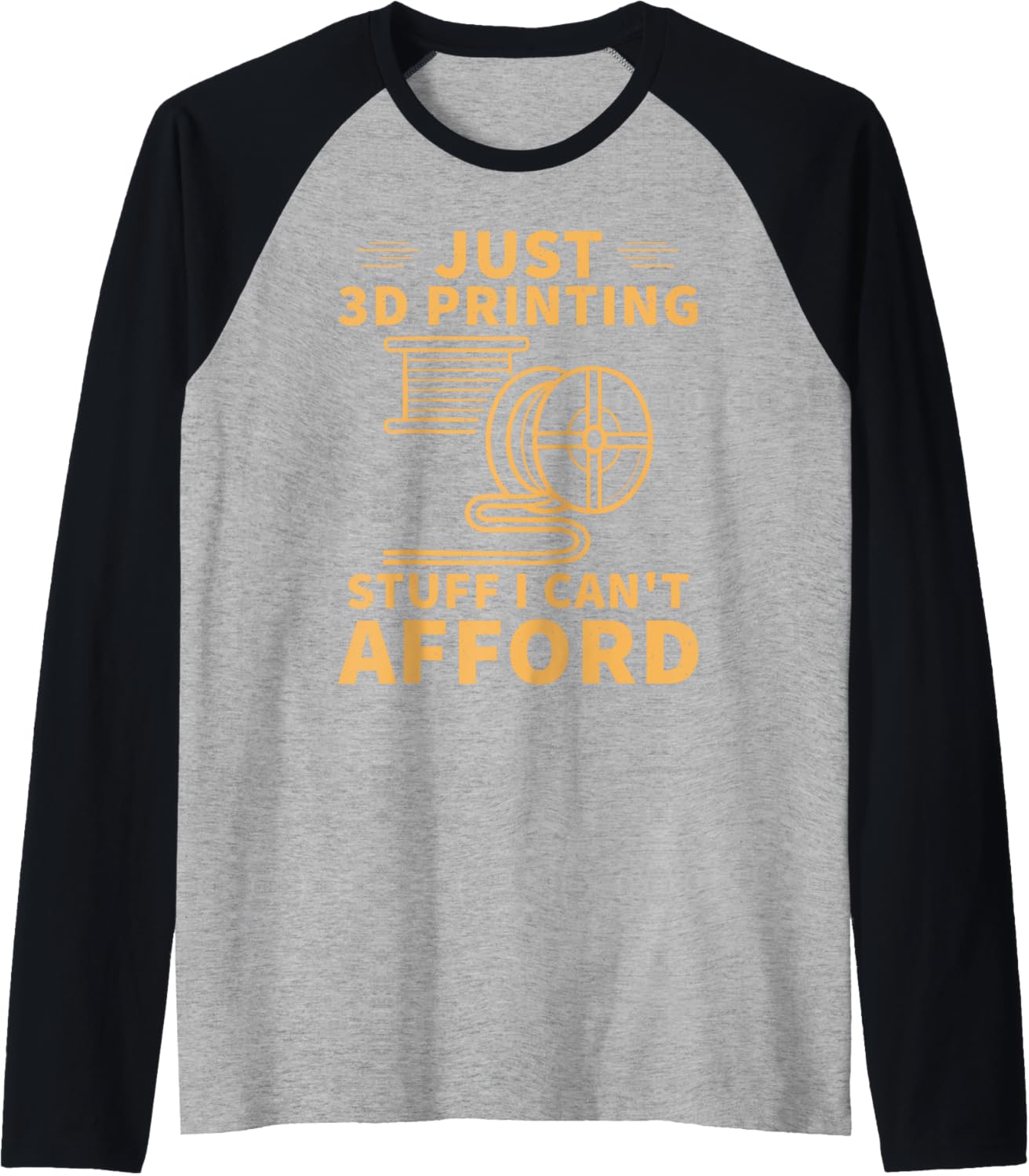 Stuff 3D Printing Design 3D Printer Raglan Baseball Tee
