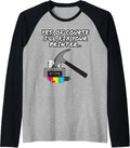 Yes Of Course Ill Fix Your Printer It Technician Funny Raglan Baseball