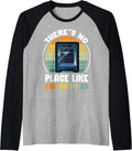 Funny 3D Printer Design Dad Granddad Raglan Baseball Tee
