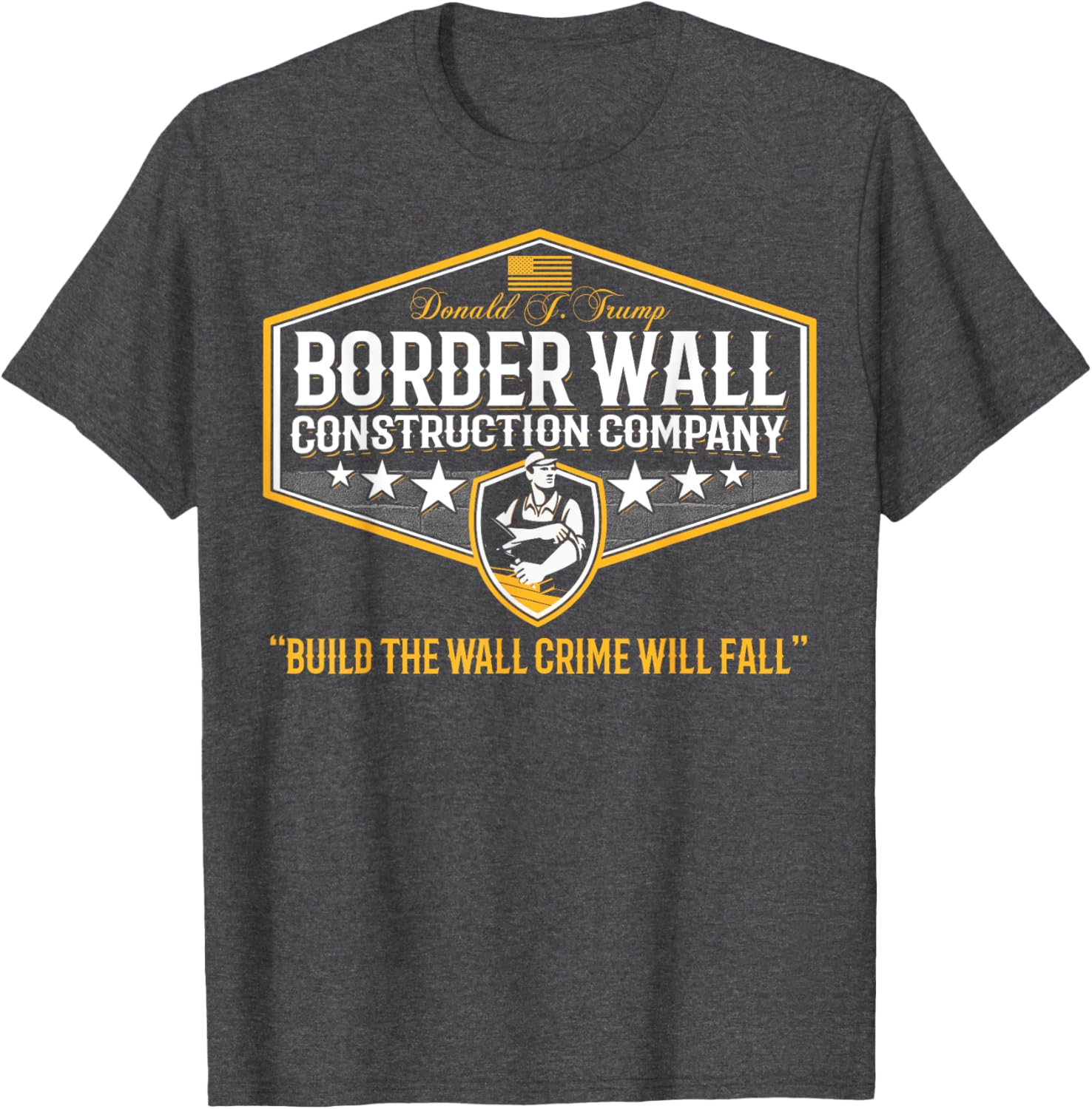 Usa Donald Trump Border Wall Construction Co Shirt