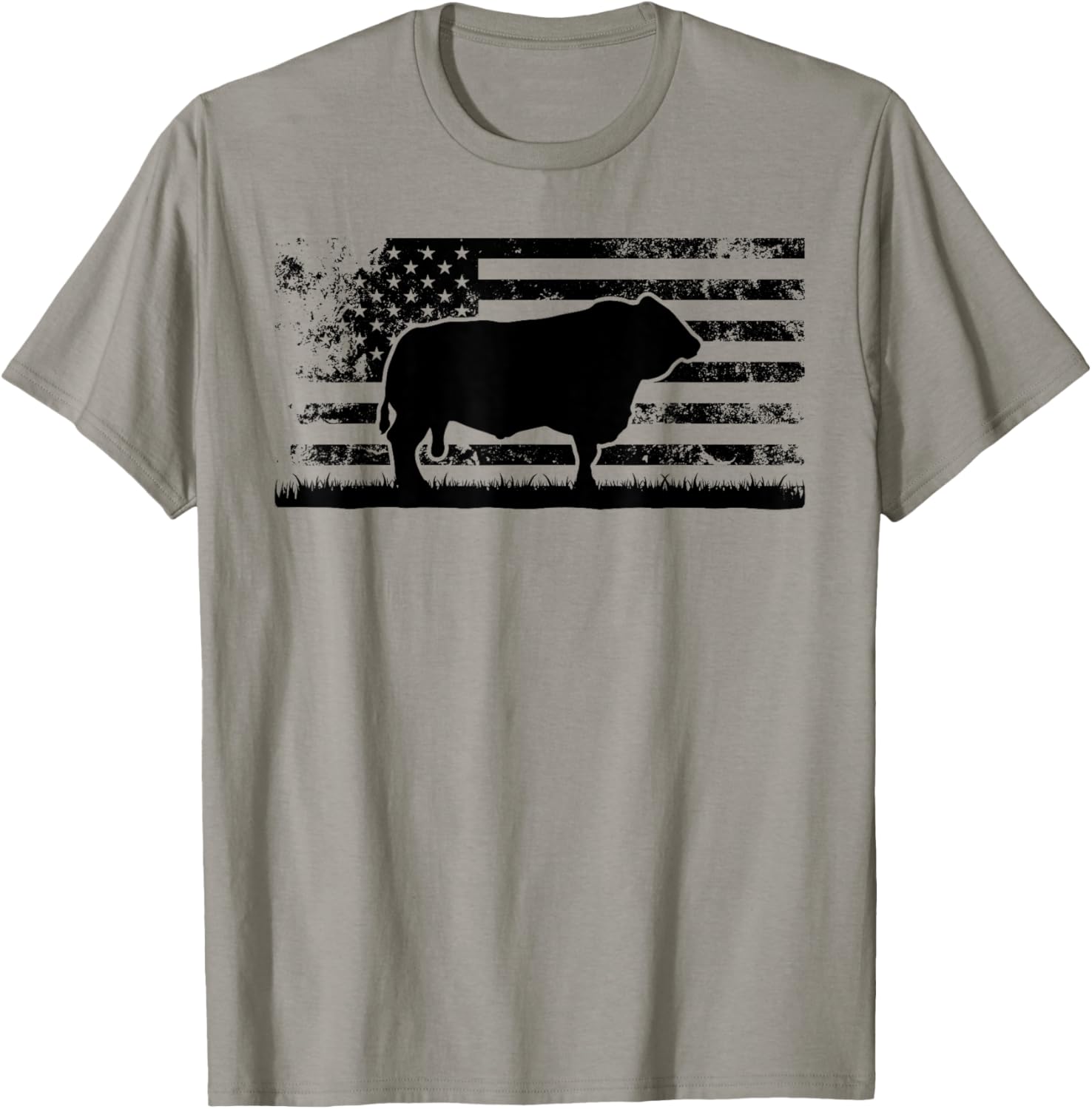 Usa American Flag America Cow Simmental Rancher