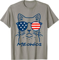 Meowica Usa Merica Cat 4Th Of July Funny Patriotic