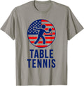 Usa Table Tennis American Flag