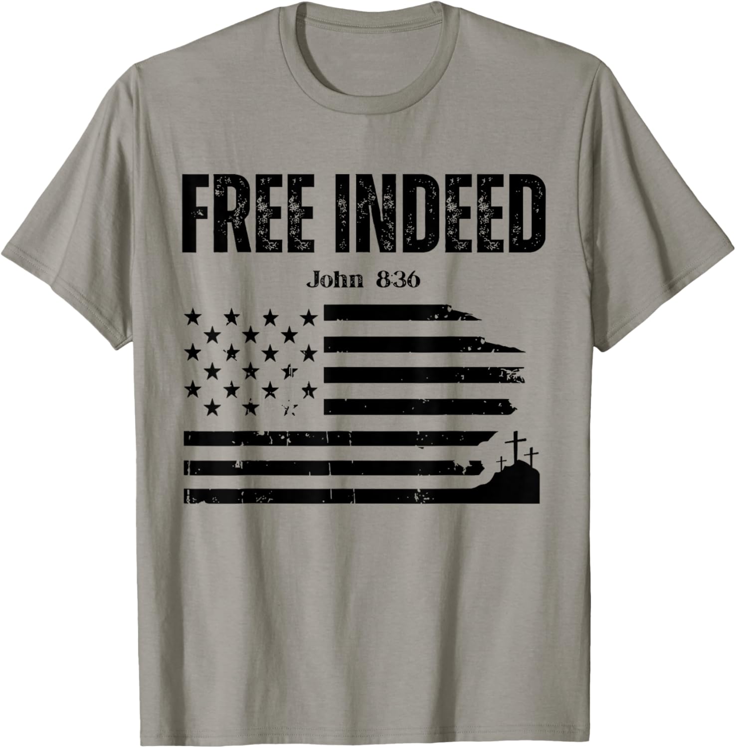Free Indeed John 836 Christian Patriotic Usa 4Th Of July