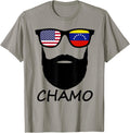 Half American Venezuelan Chamo Usa Venezuela Flag Patriot