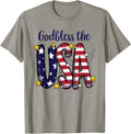God Bless The Usa Patriotic American Flag 4Th Of July