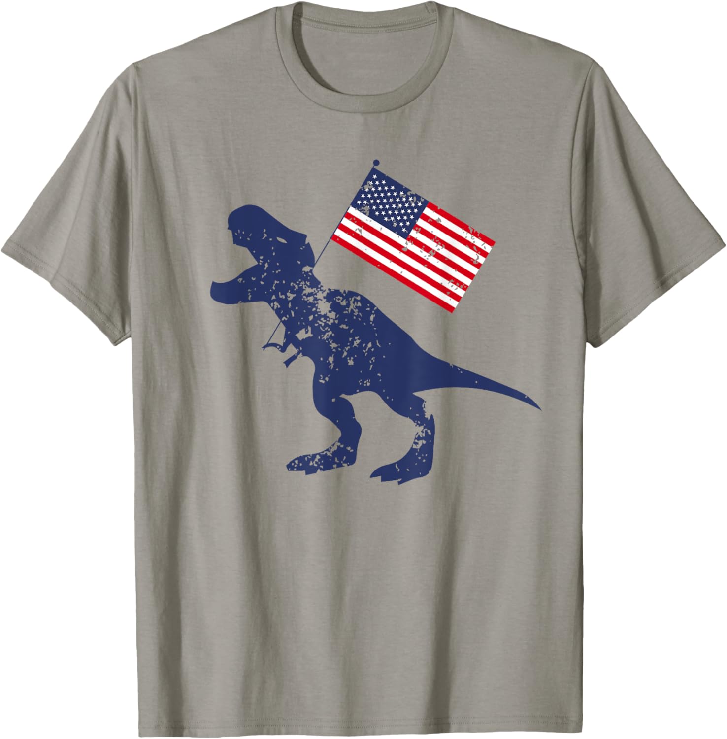 Awesome America American Dino Flag July 4Th Usa Dinosaur