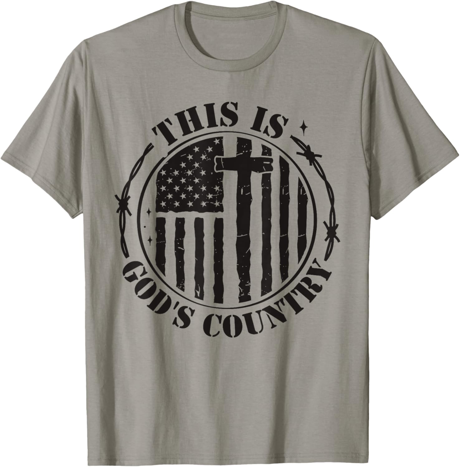 This Is Gods Usa Country Flag Patriotic Christian Faith Usa