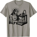 Jesus Christ Printing A Figure Of Himself 3D Printer Funny