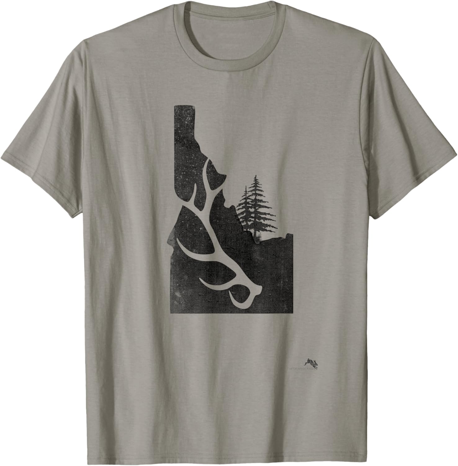 Idaho Elk Hunter T-shirt with Antler Shed