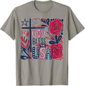 God Bless America Patriotic Usa Flag Christian 4Th Of July