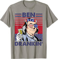 Vintage Ben Drankin Funny 4Th Of July Drinking Presidents